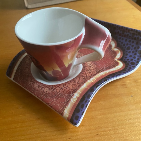 LitJoy A Kingdom of Brass Tea Cup & Saucer - Picture 1 of 5